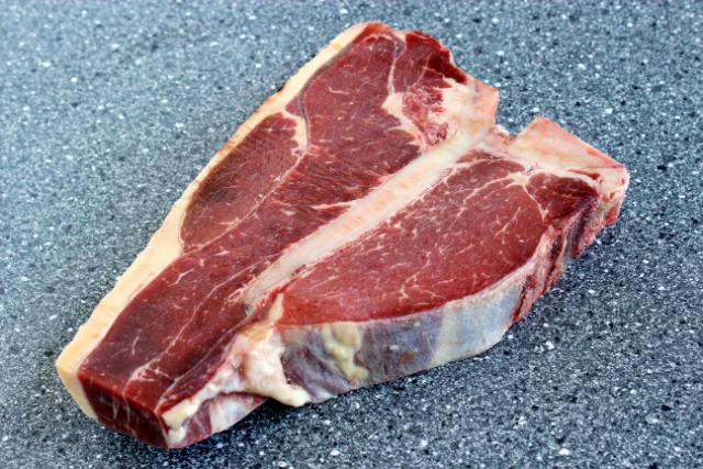 Okse t-bone   modnet frost